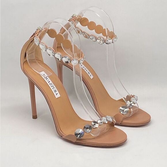 Aquazzura Maxi-Tequila Sandals 105mm size 37.5 - Picture 1 of 16